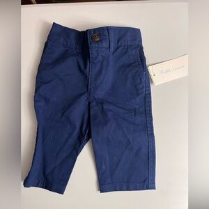 Ralph Lauren NWT 3 month long navy blue khaki chino pants